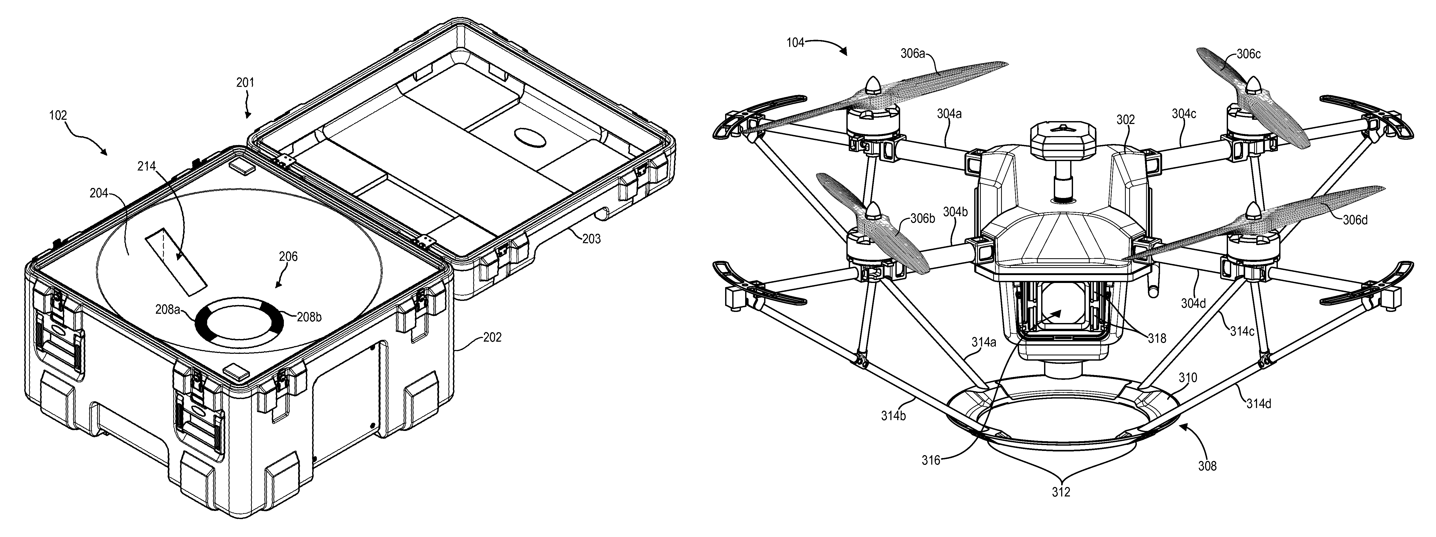 Unmanned aerial vehicle landing interface