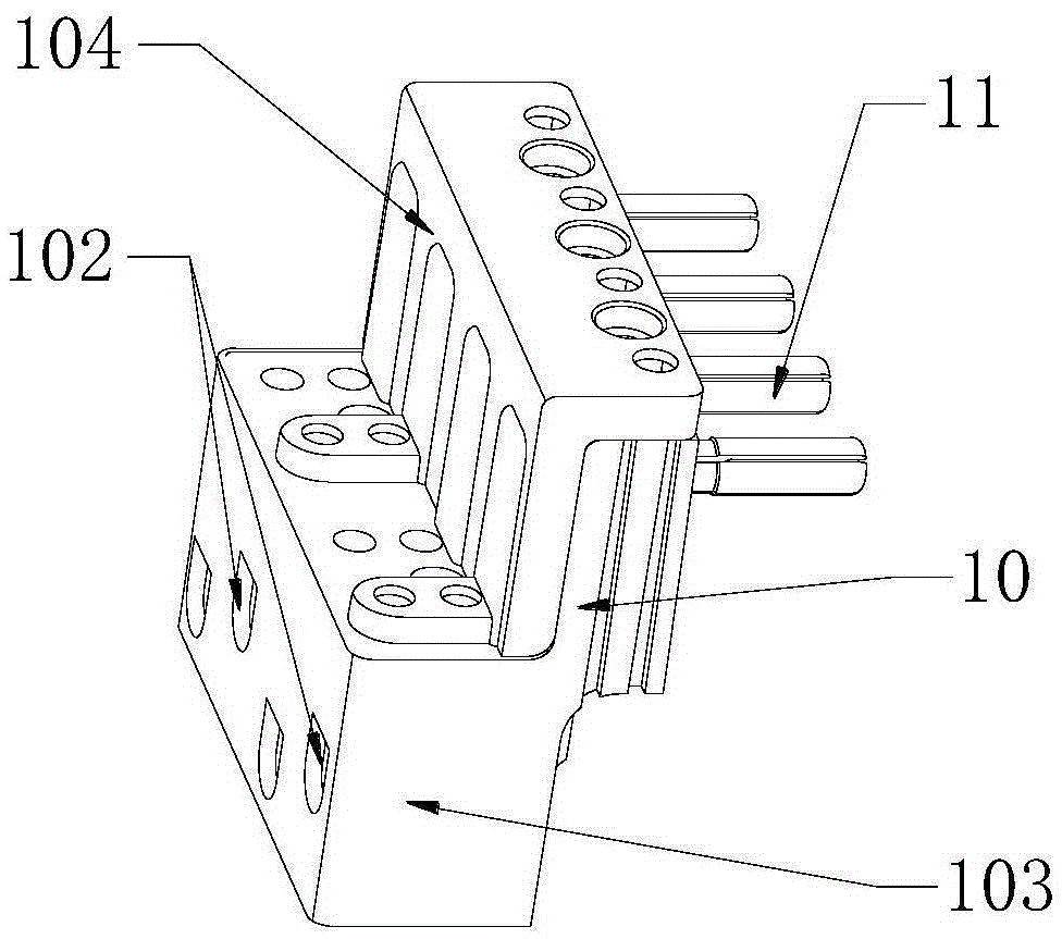 Electric conduction plug-in module