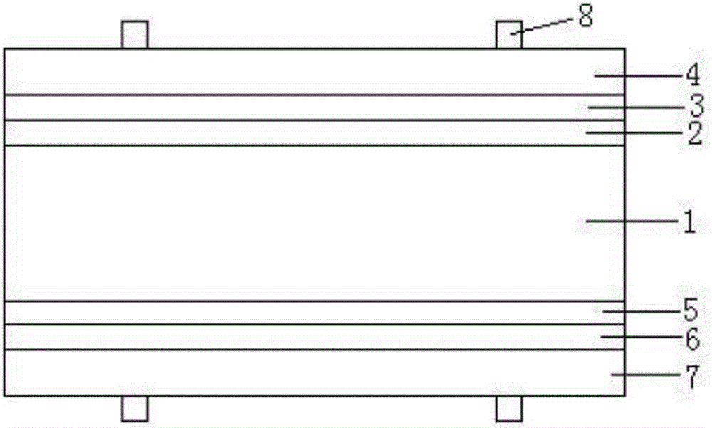 Heterojunction solar cell and preparation method thereof