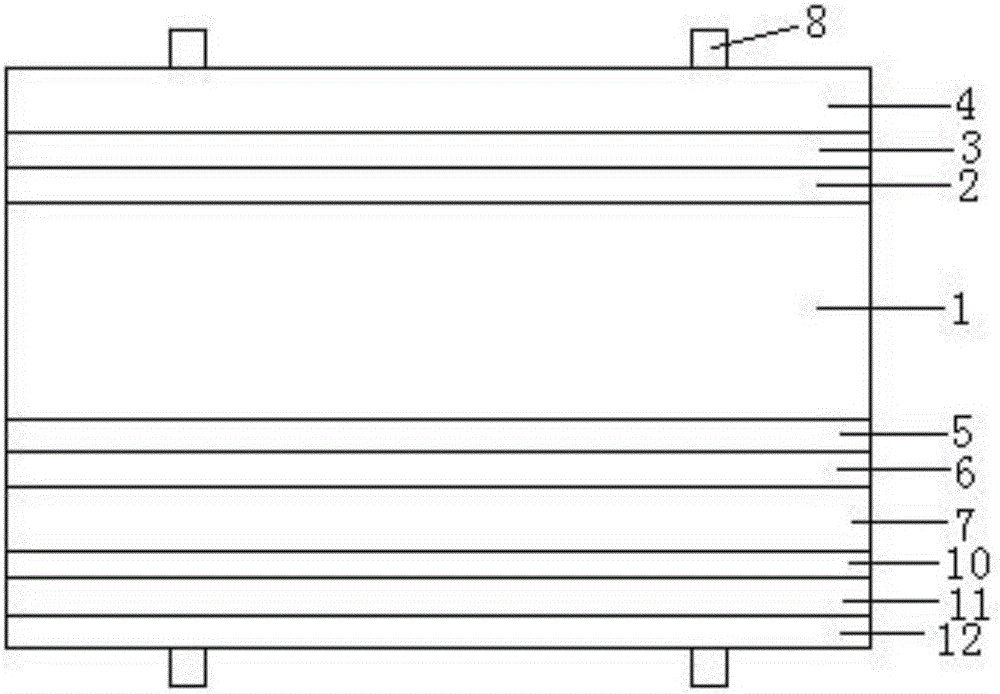 Heterojunction solar cell and preparation method thereof