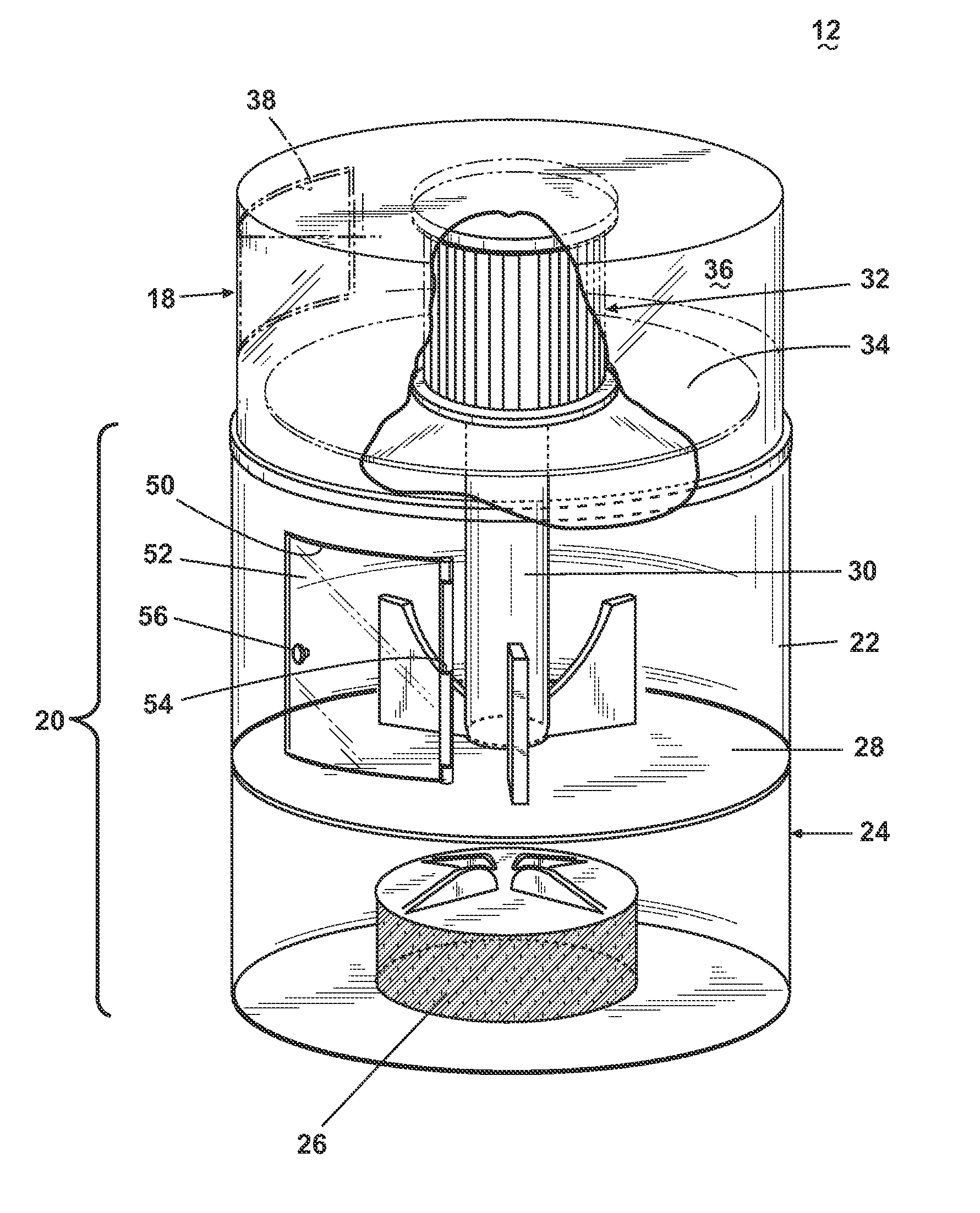 Vacuum cleaner with large debris receptacle