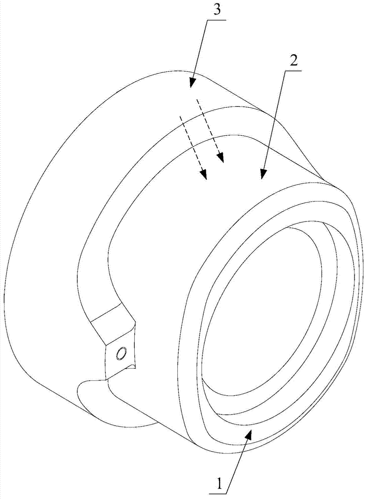 Extrusion die for metal tube