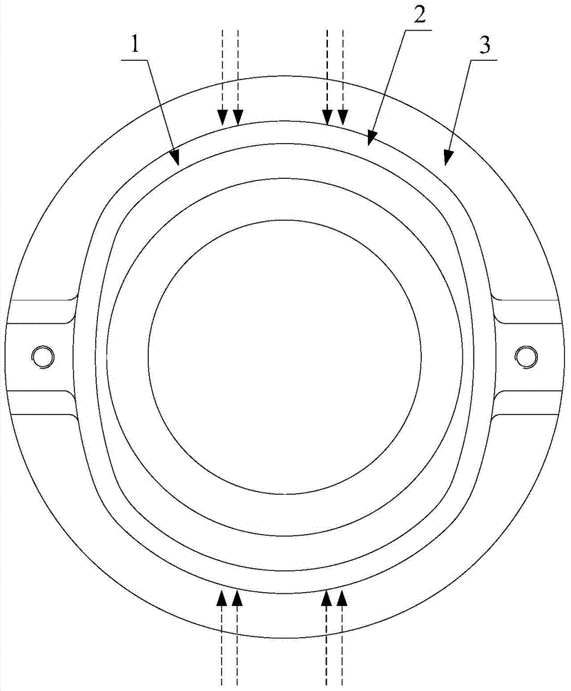 Extrusion die for metal tube