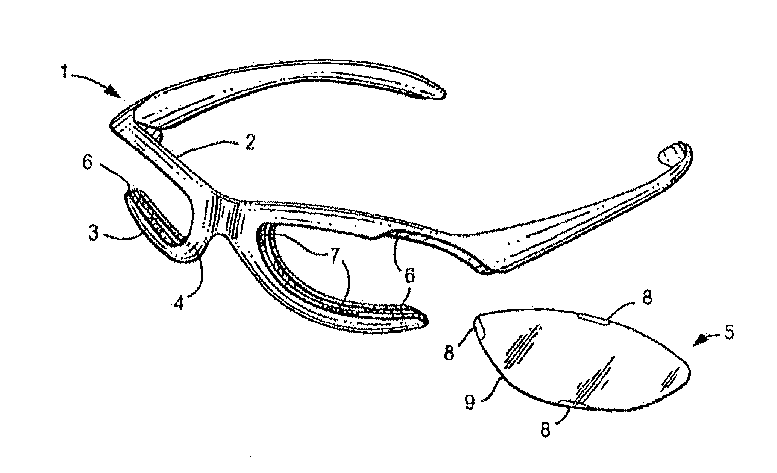 Eyewear frames with magnetic lens attachments