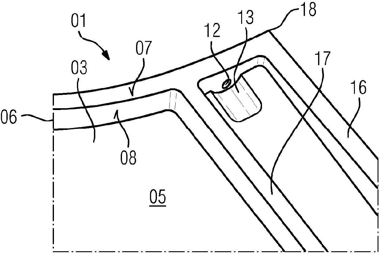 Metal heat shield element with optimized cooling air function