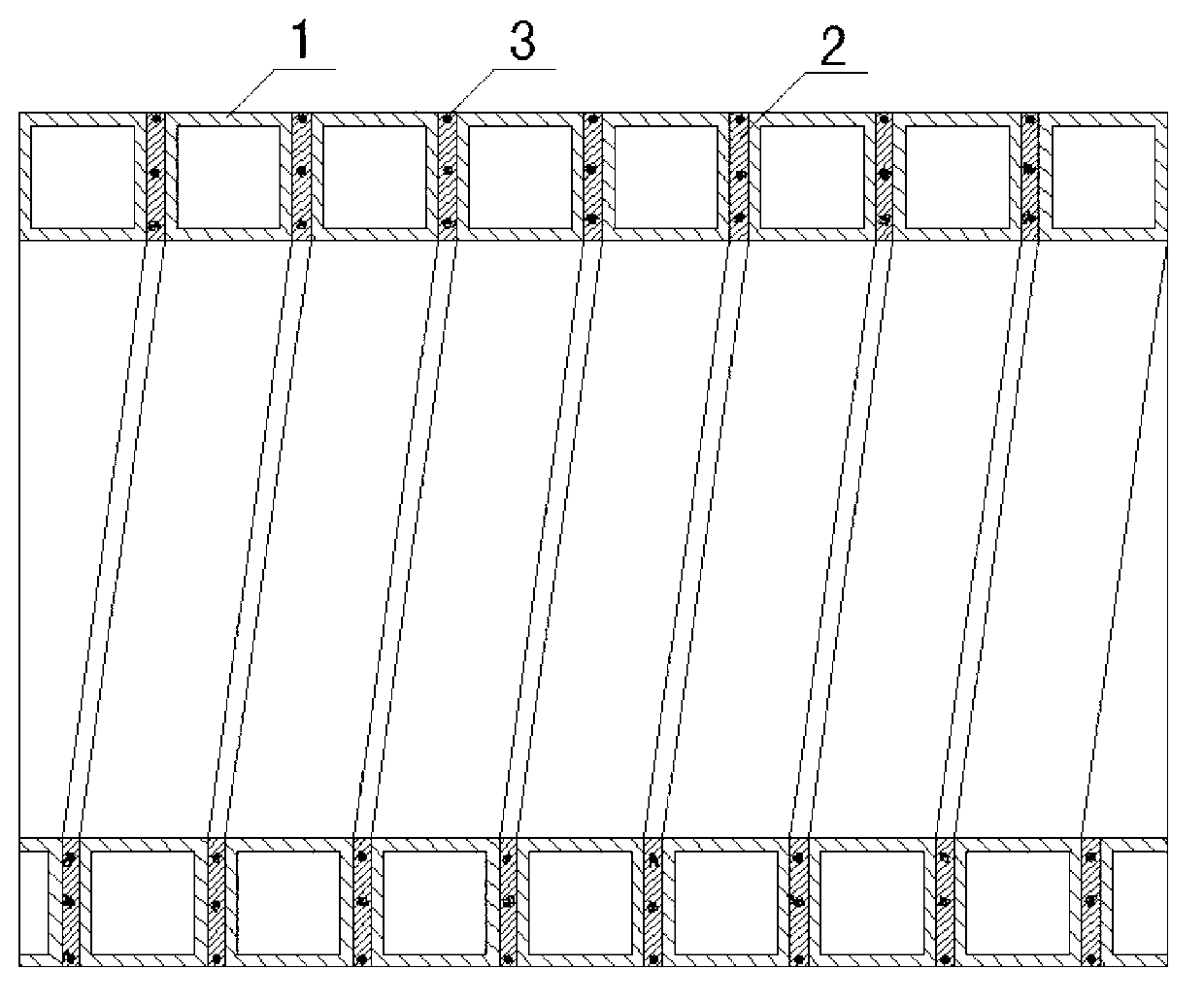 Glass fiber reinforced polyethylene hollow-wall winding pipe and manufacturing method thereof