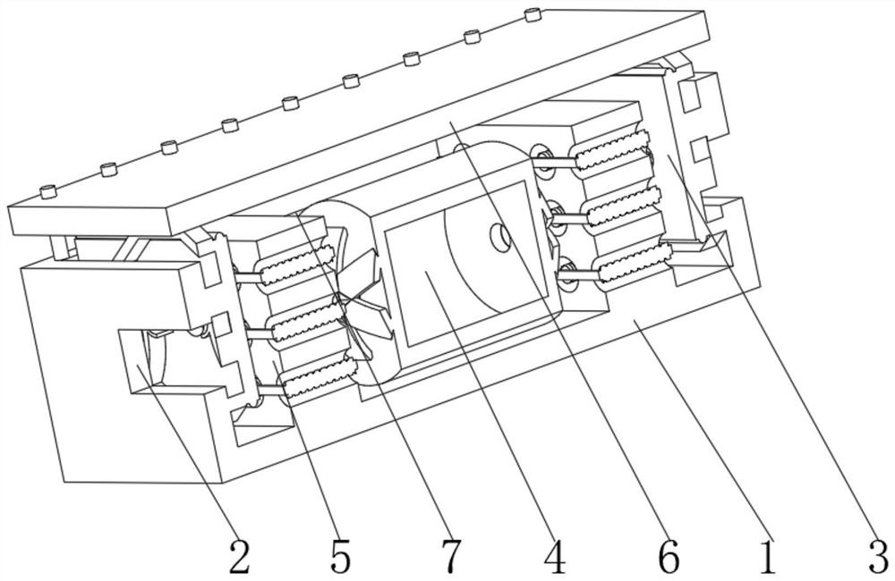 Intermediate joint protection structure for power supply sealed cable