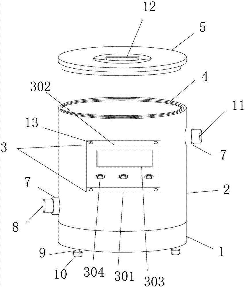 Artificial diamond cleaning device