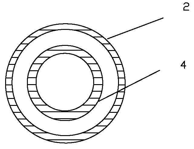 T-shaped dual-chamber balloon expanding drainage tube