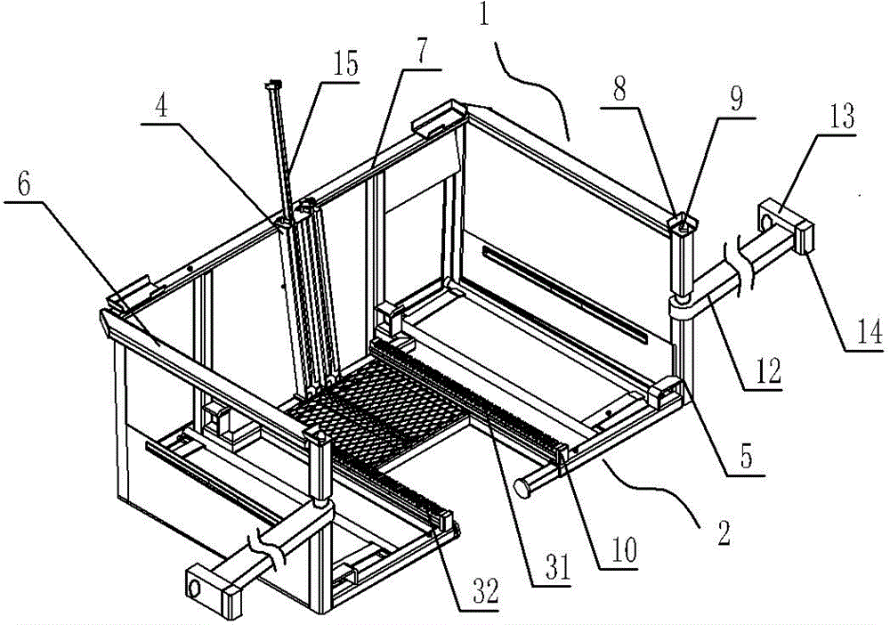 Glass emptying bracket