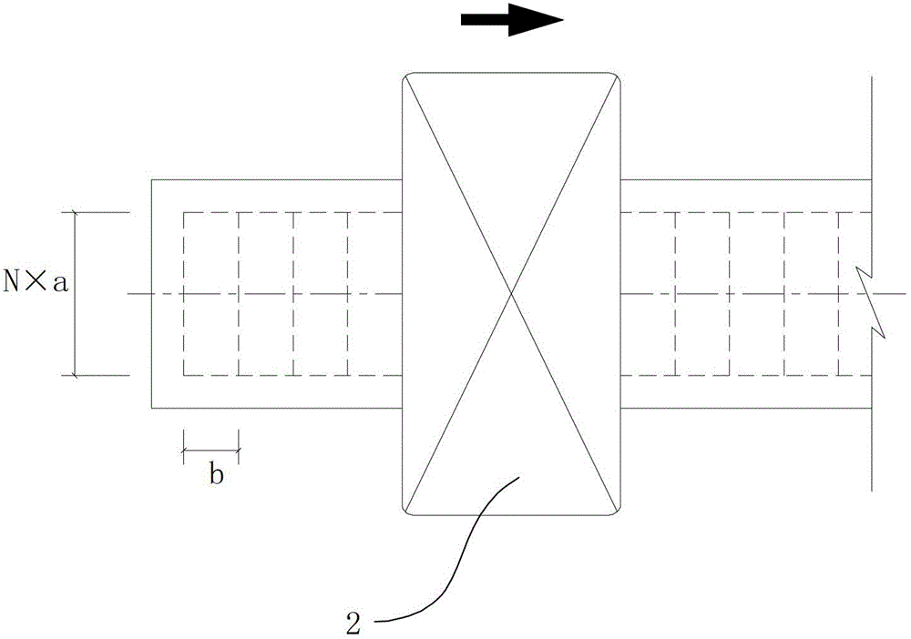 Construction method of compact underwater rubble bed