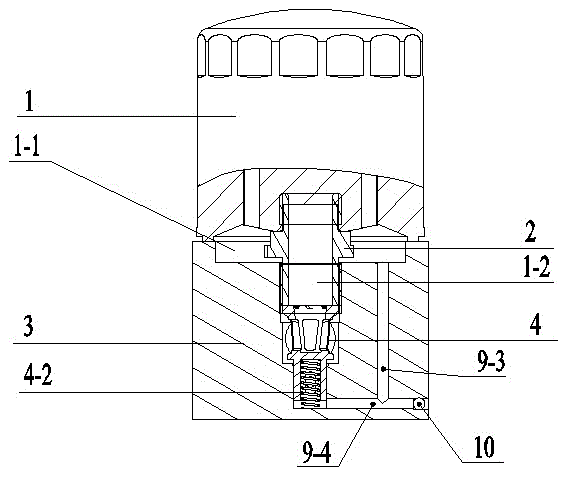 Engine oil filter assembly and assemble method and disassembly method thereof