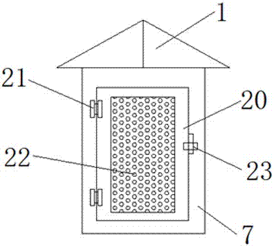 Ventilation device capable of removing peculiar smell in breeding house