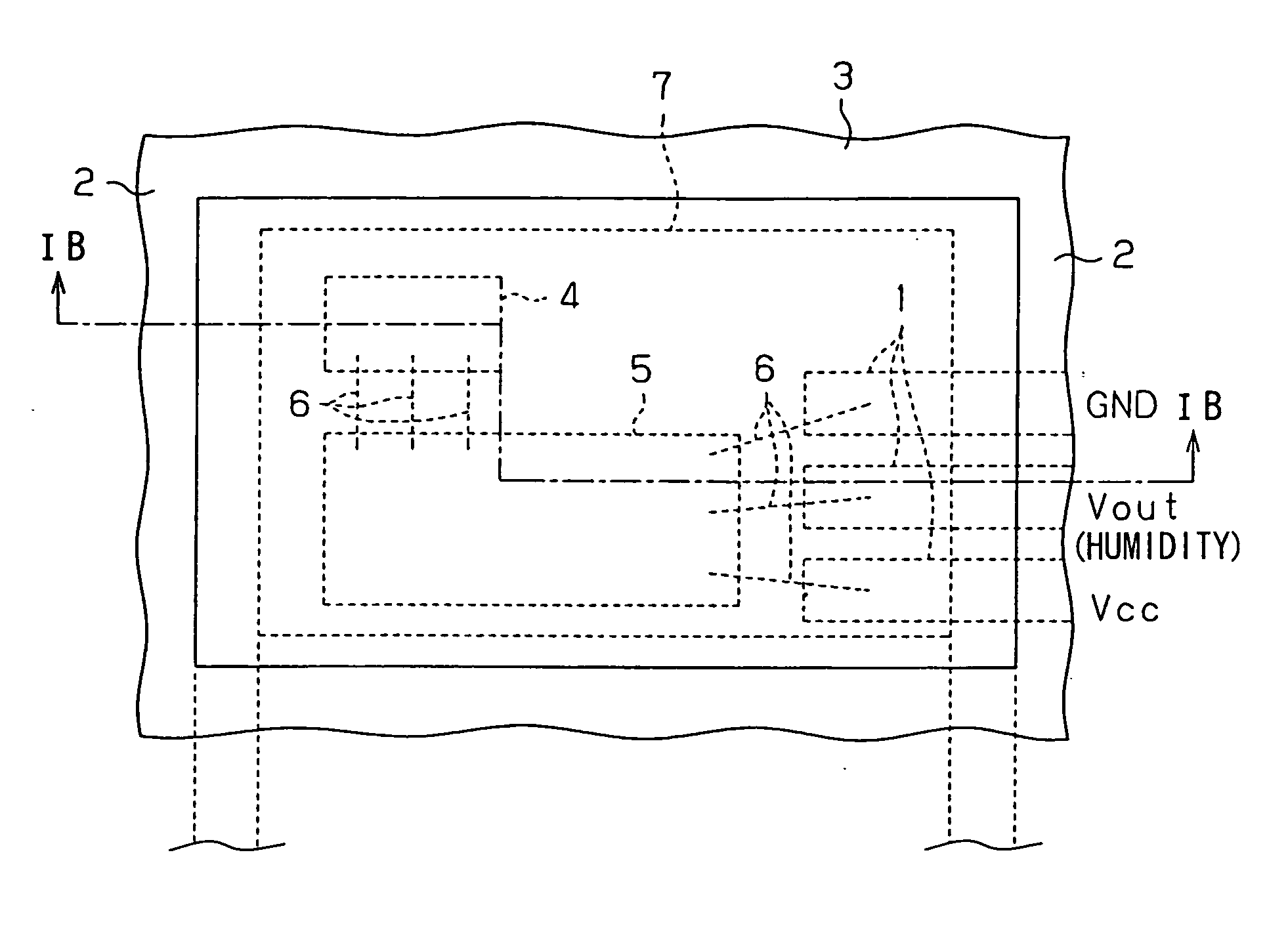 Humidity sensor and composite sensor having humidity detecting function