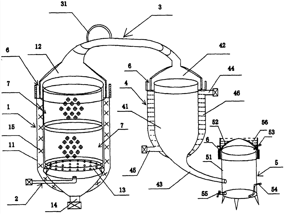 Natural d-borneol extraction equipment