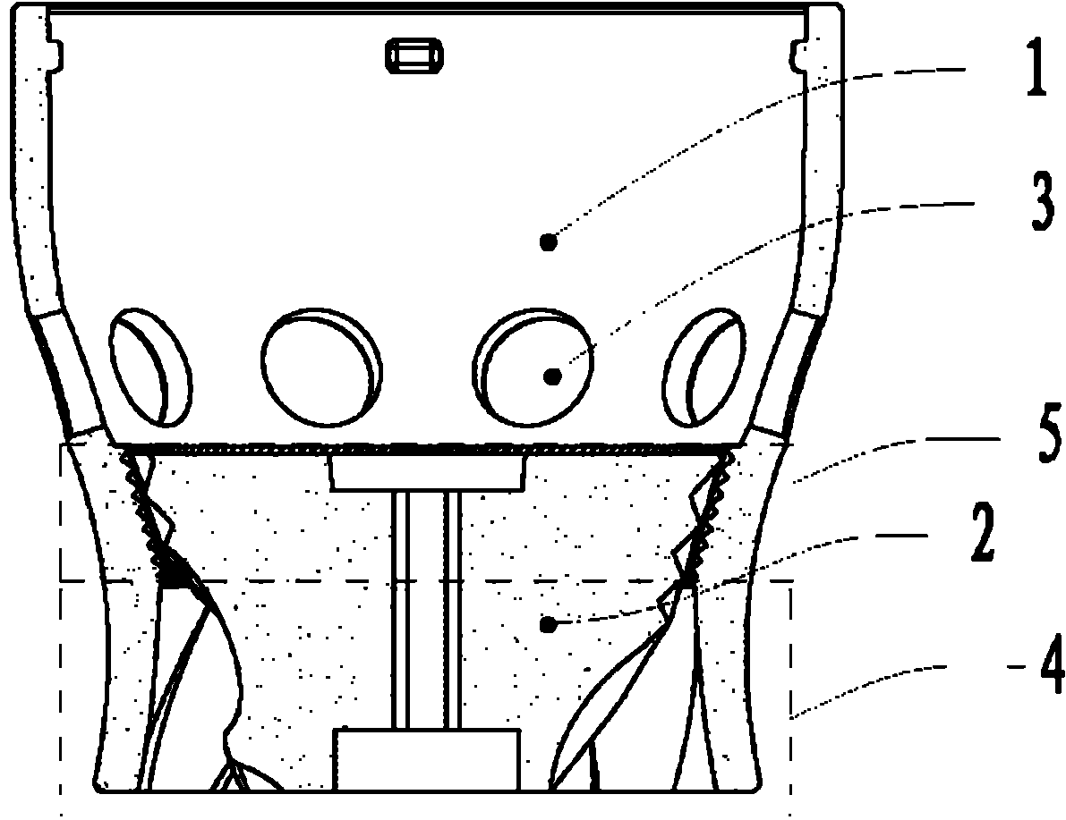 Grinding mechanism for bean juice maker