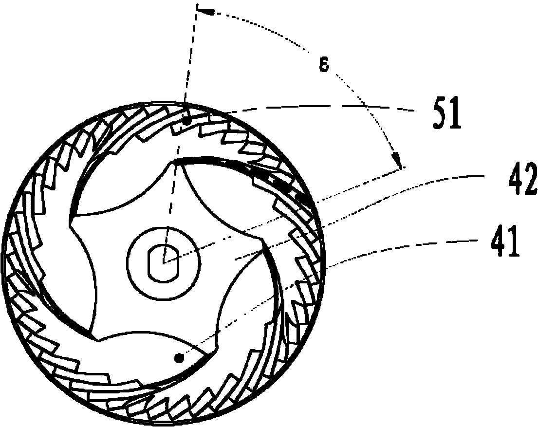 Grinding mechanism for bean juice maker