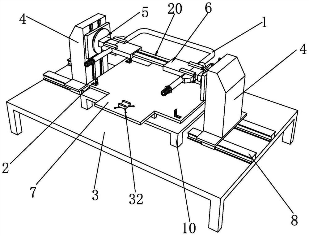 Automatic welding method for gas delivery pipe support