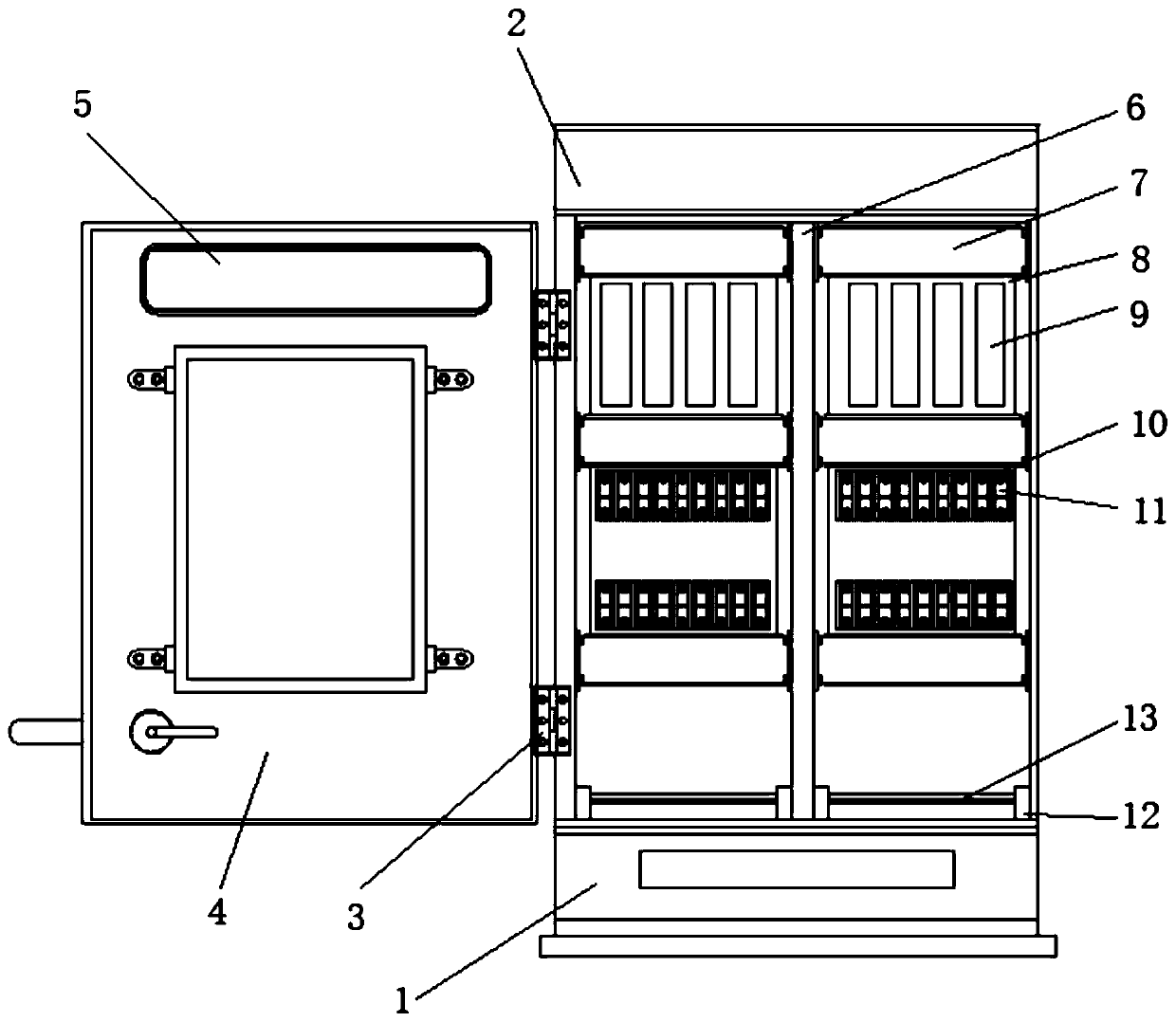 Dynamic voltage regulating device convenient for wiring