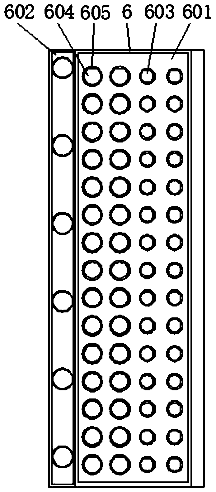 Dynamic voltage regulating device convenient for wiring