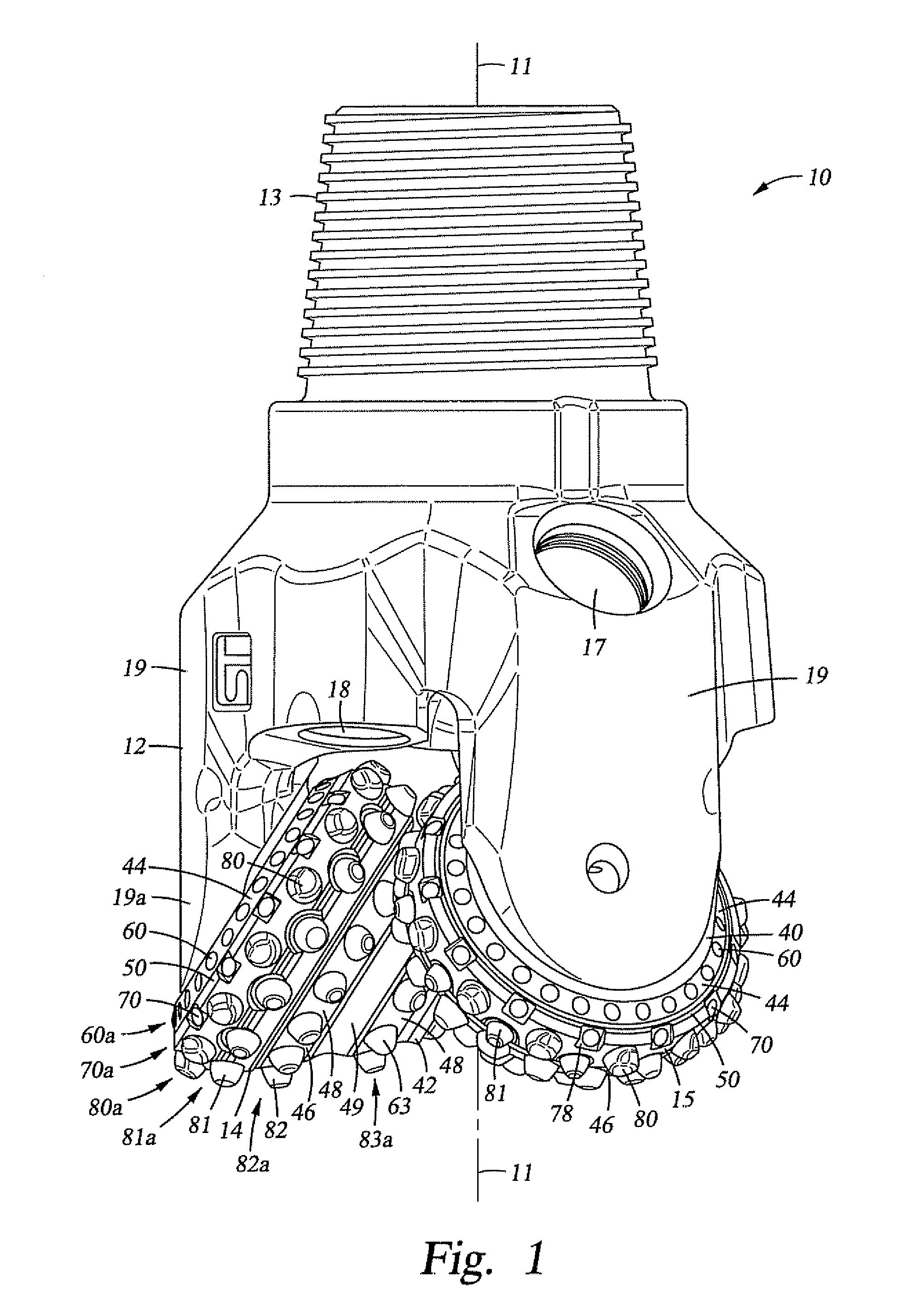 Drill Bit and Cutting Inserts For Hard/Abrasive Formations