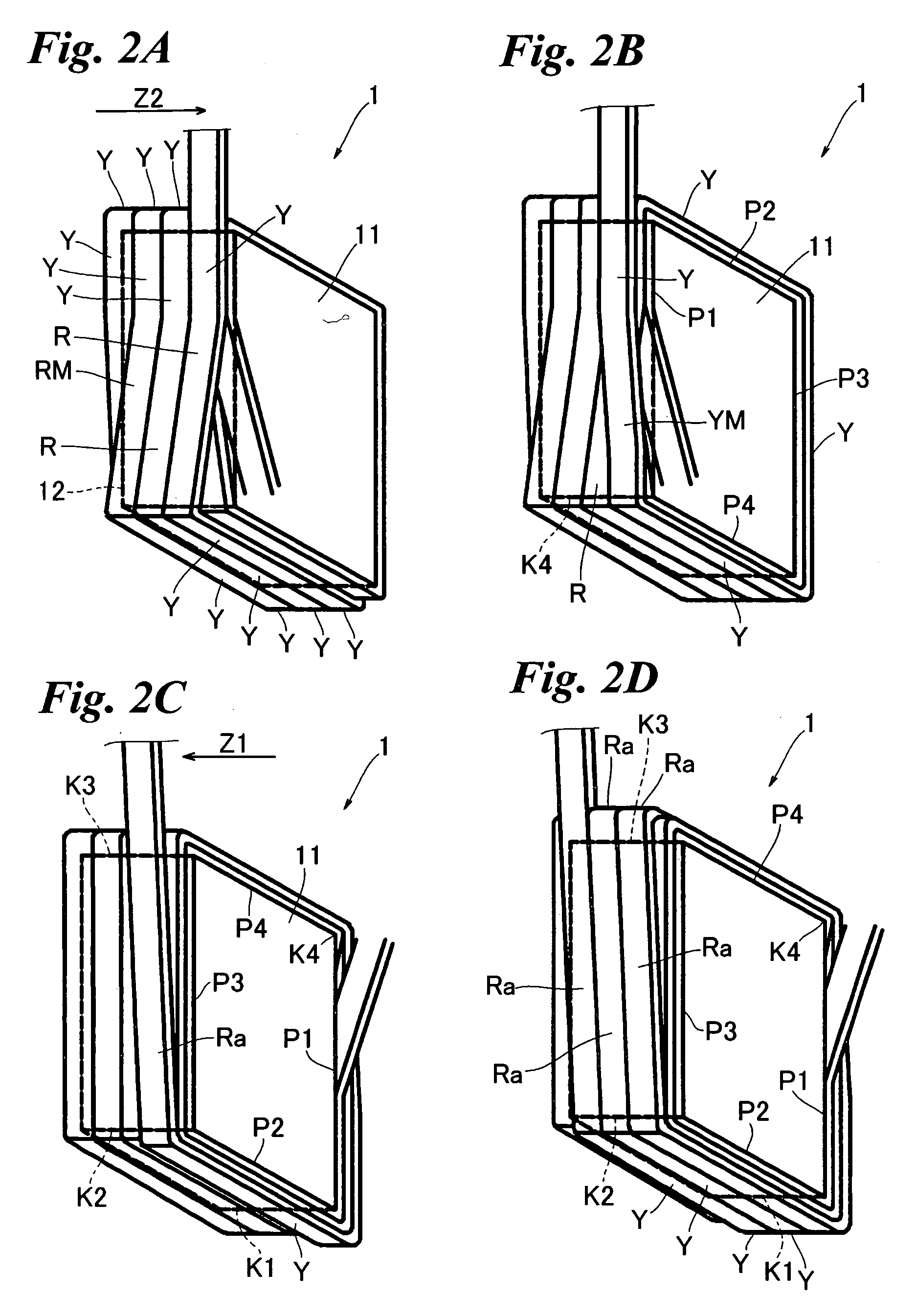 Multilayer aligned-winding coil