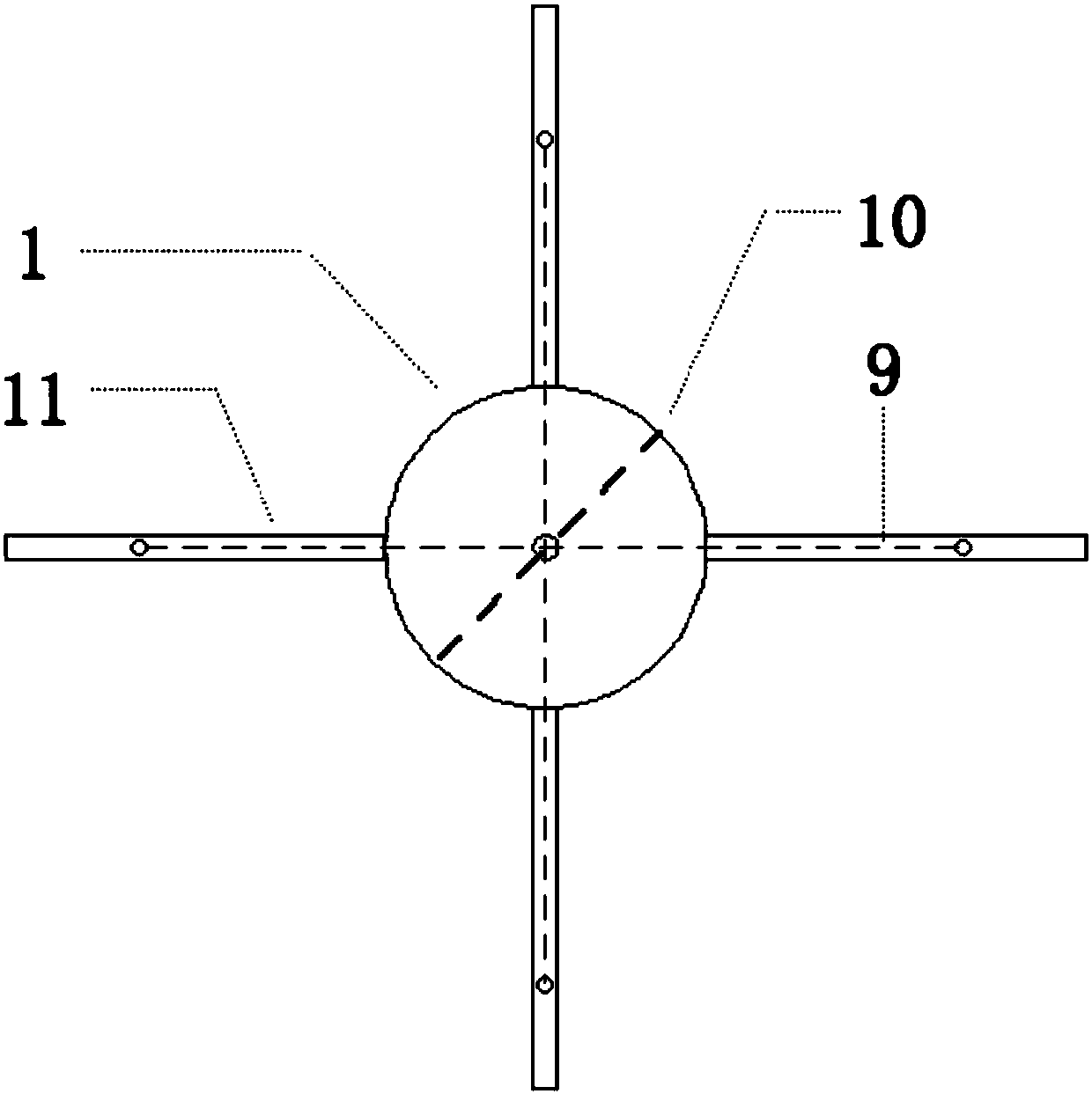 Real-time monitoring device for seafloor deformation during hydrate exploitation process