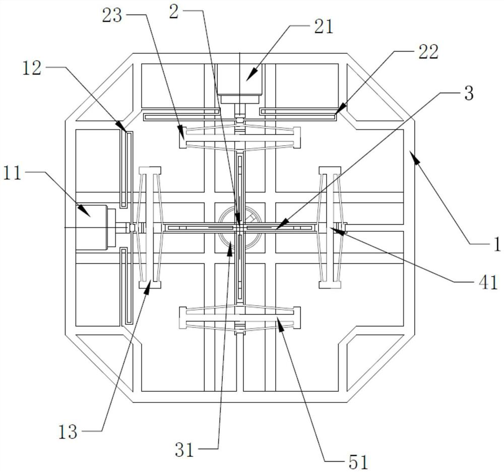 Three-dimensional constant force parallel flexible micro-positioning platform