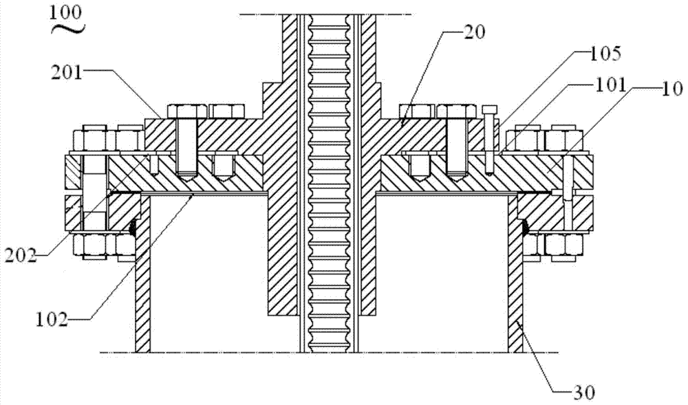 Cold test mis-centering device for reactor control rod drive wire of nuclear power plant