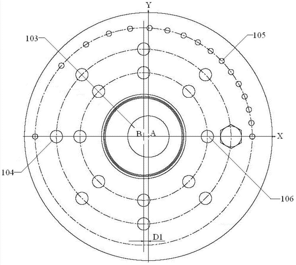 Cold test mis-centering device for reactor control rod drive wire of nuclear power plant