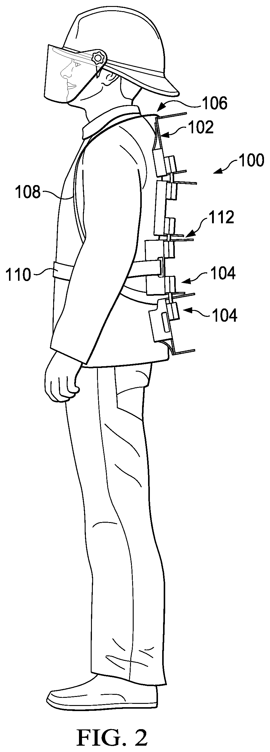 Back support frame