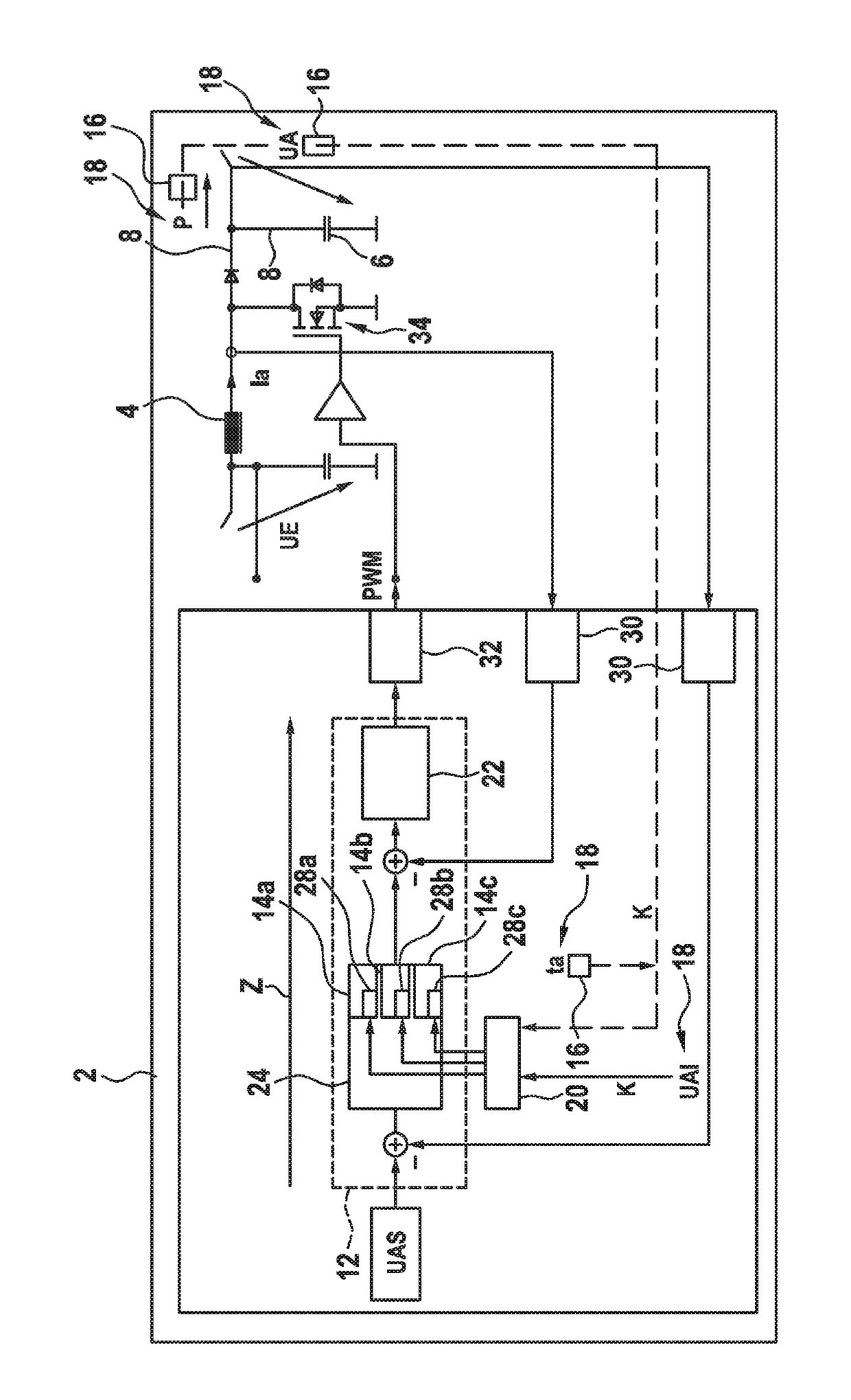 DC-DC converter with regulator having a plurality of parameter sets