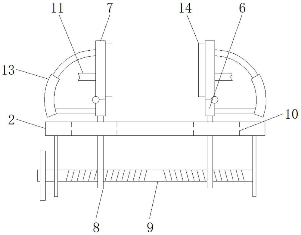 Servo motor mounting base convenient to overhaul for spacecraft