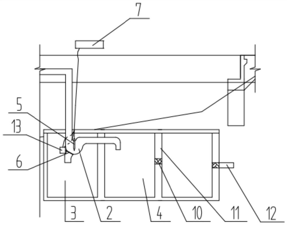 Bridge deck accumulated water diversion drainage anti-pollution system and method