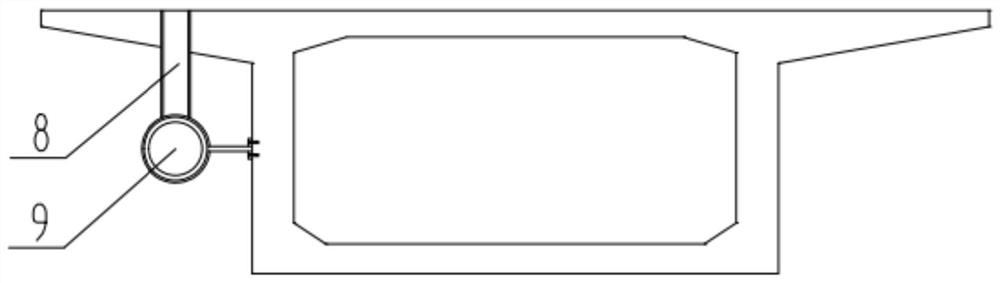 Bridge deck accumulated water diversion drainage anti-pollution system and method