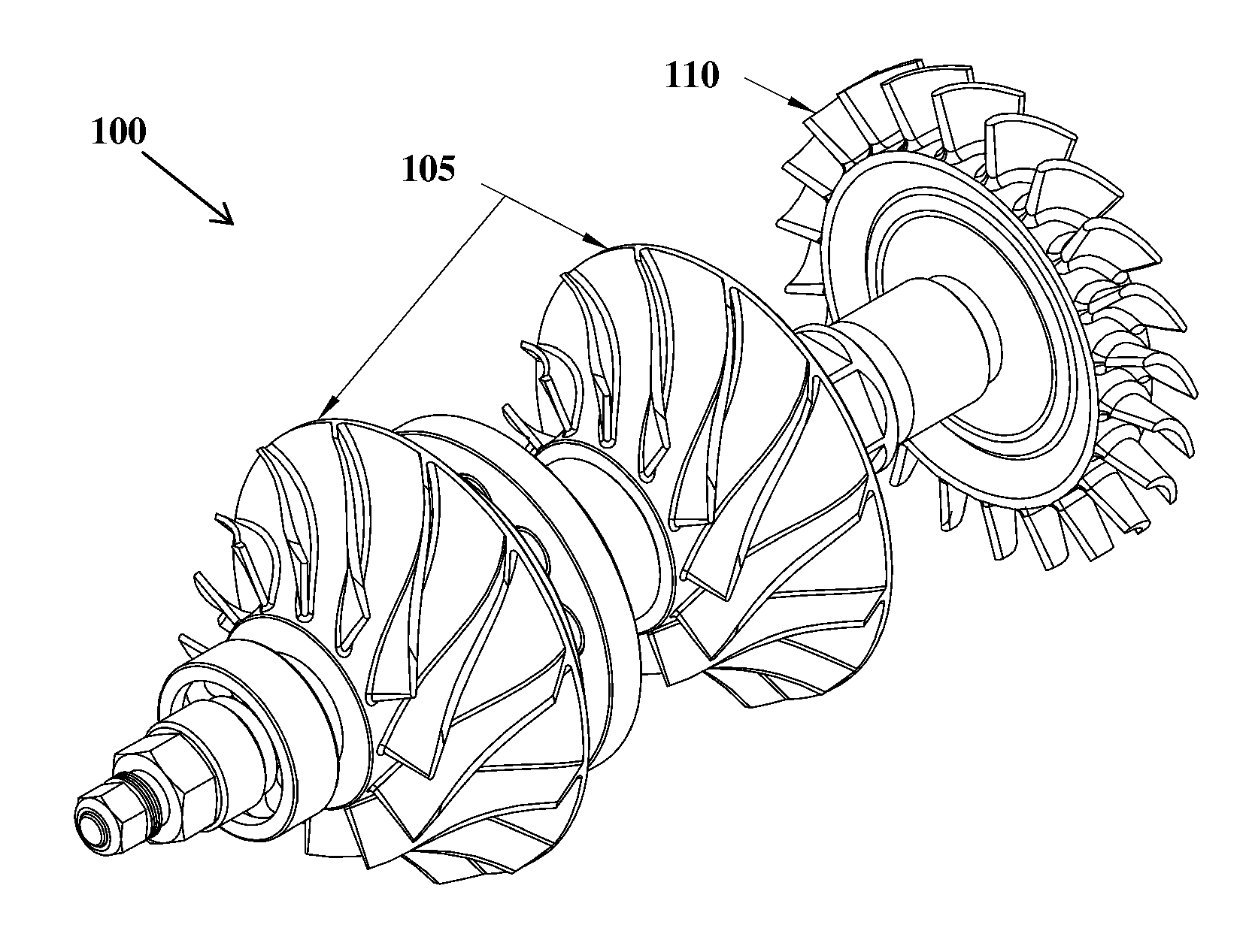 Thermally insulating turbine coupling