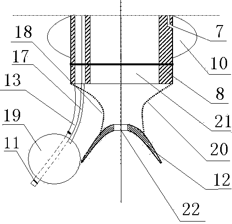 One-lung ventilation integrated device of single-cavity trachea catheter and bronchus blocking device