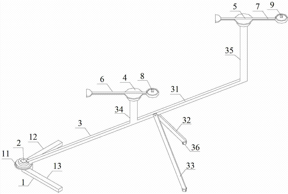 Supporting device for correcting uniformity of transient electromagnetic field