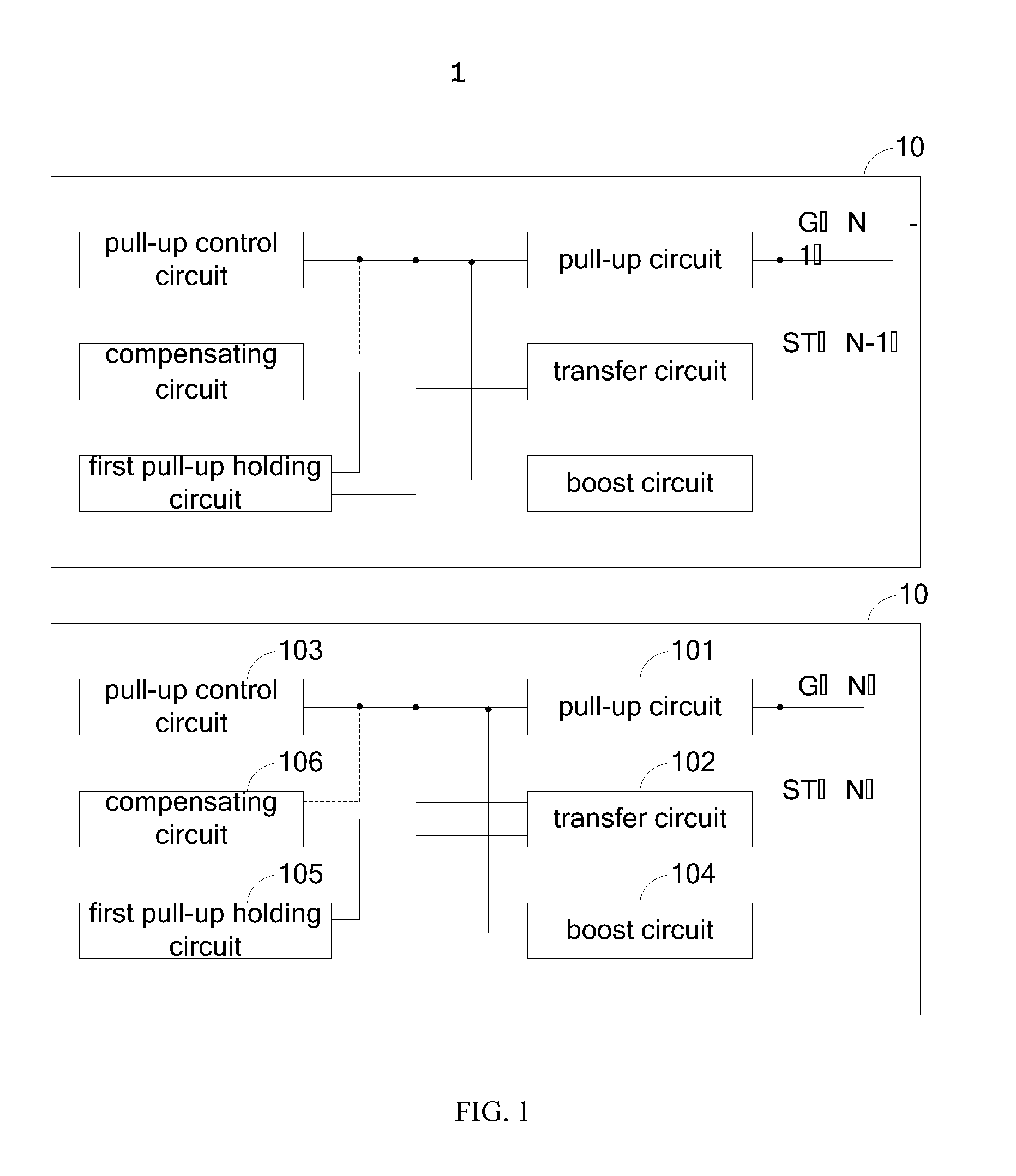 Liquid crystal display panel and gate drive circuit thereof