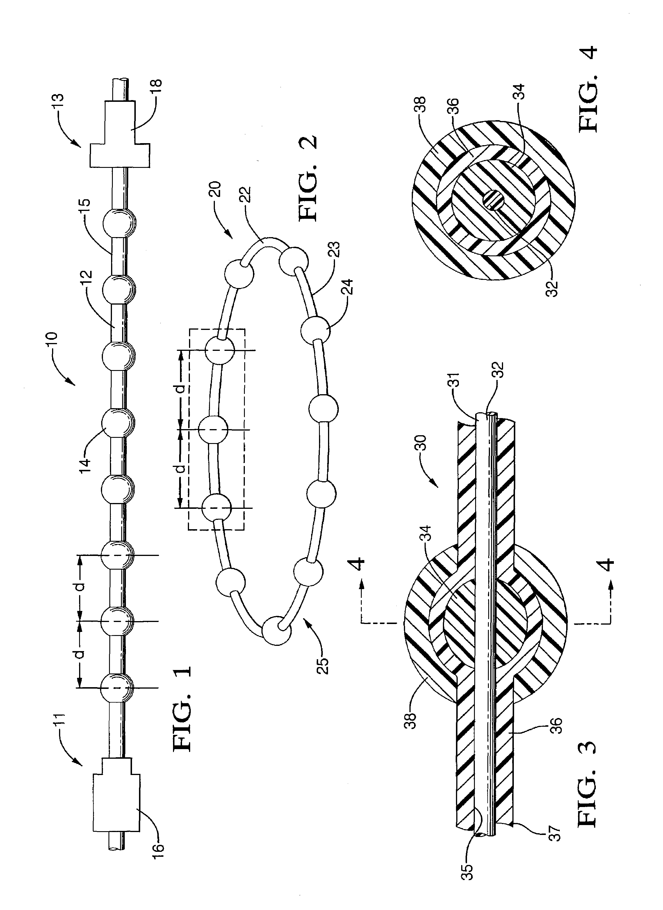 Over-molded beaded cable for driving applications