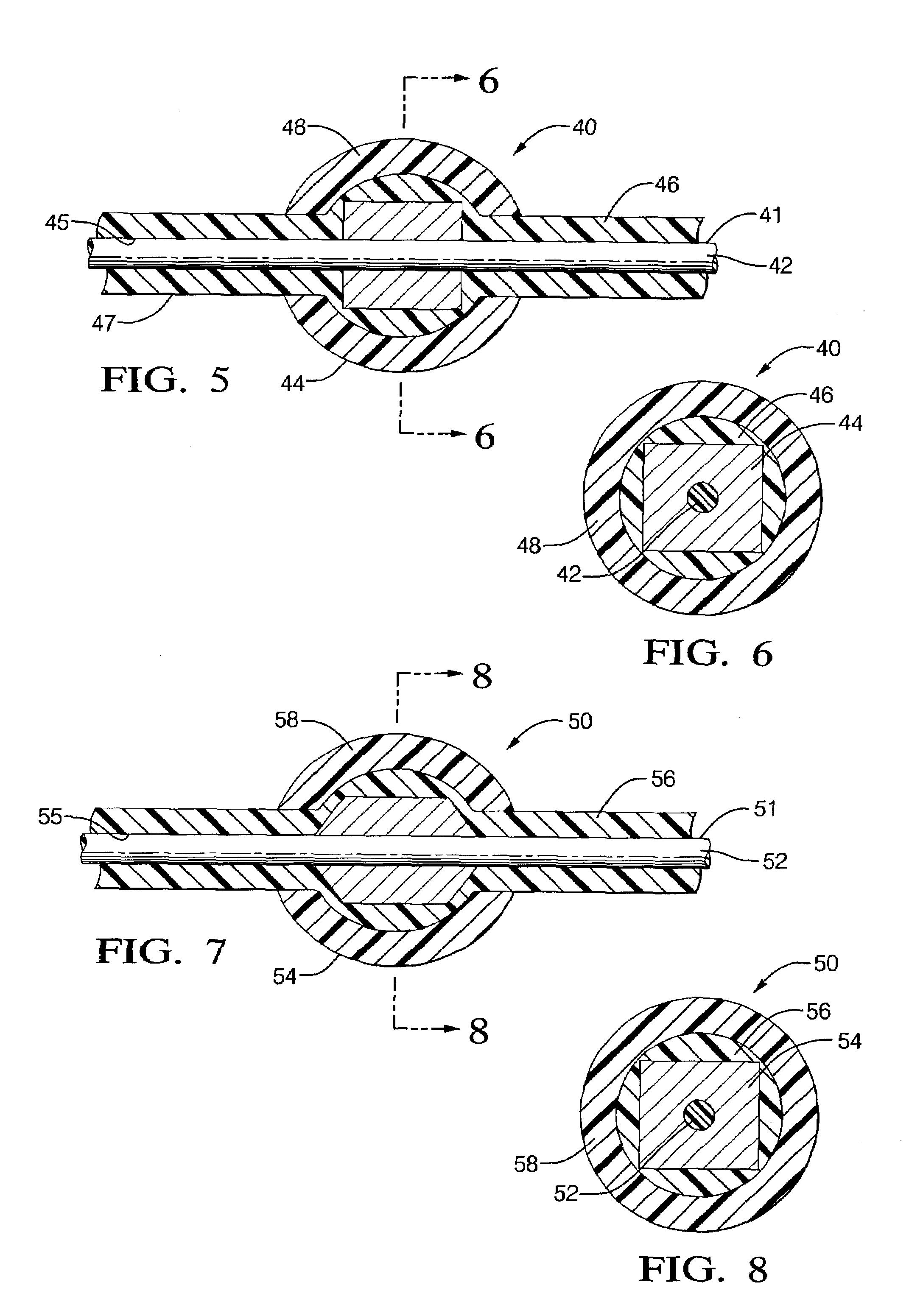 Over-molded beaded cable for driving applications