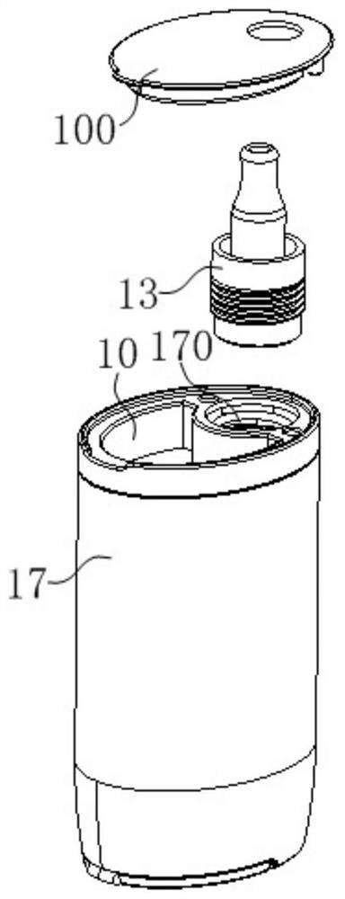 Aerial fog generating device