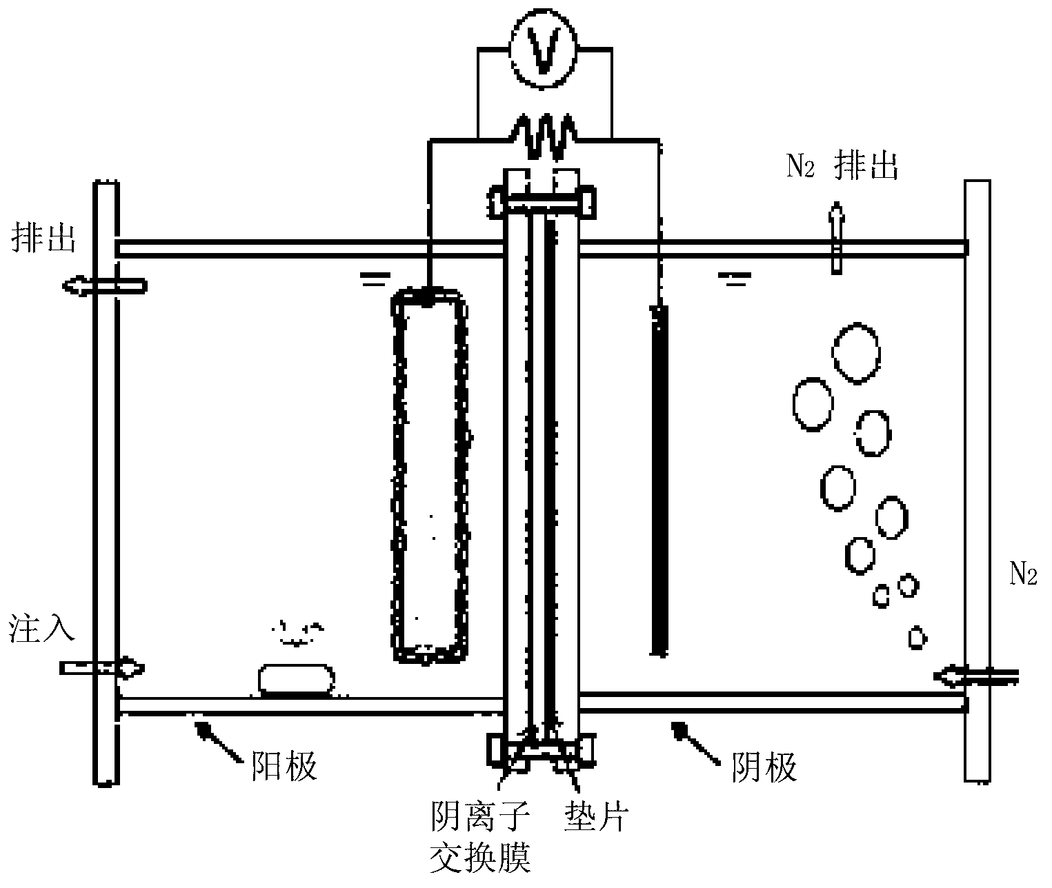 Method for heavy metal elimination or precious metal recovery using microbial fuel cell