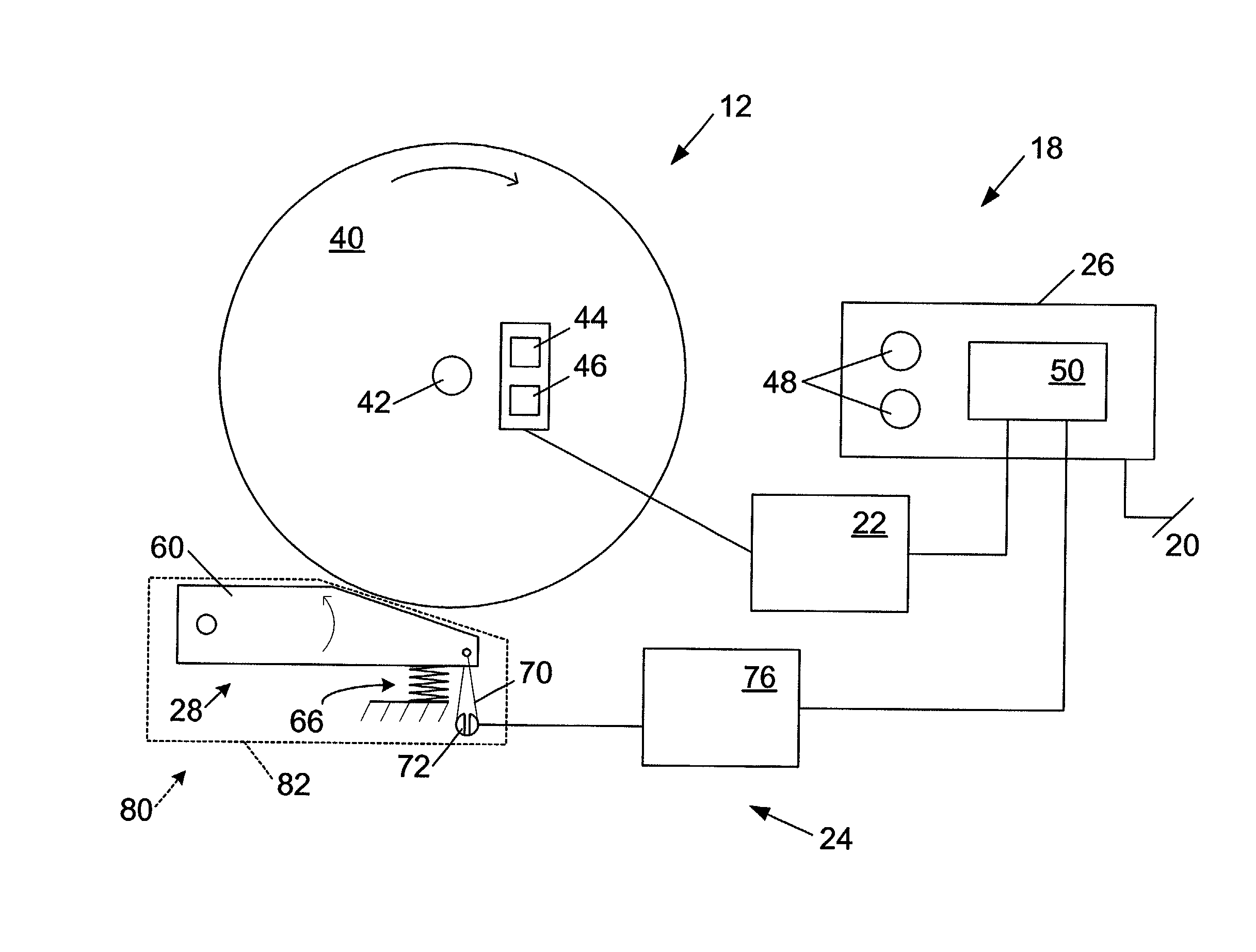 Detection system for power equipment