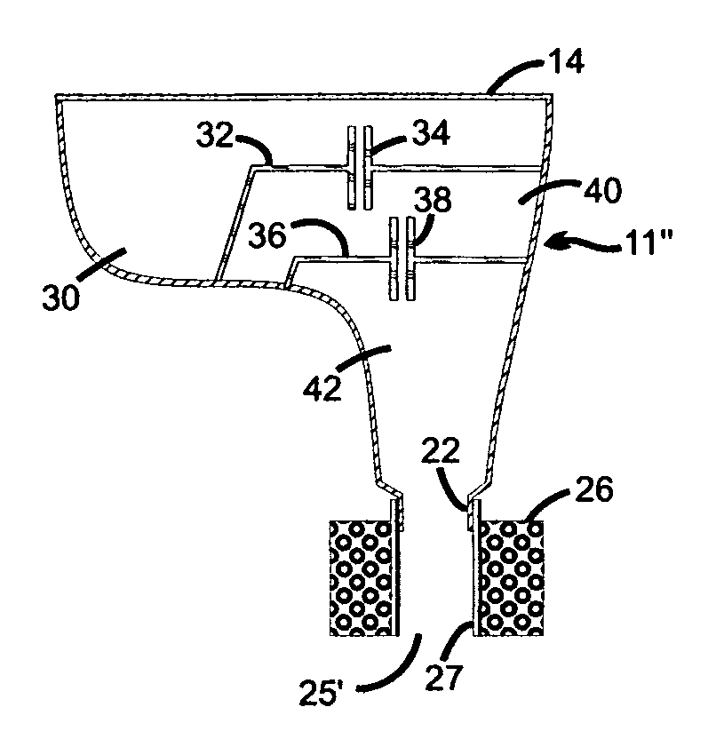 Multiple resonator attenuating earplug