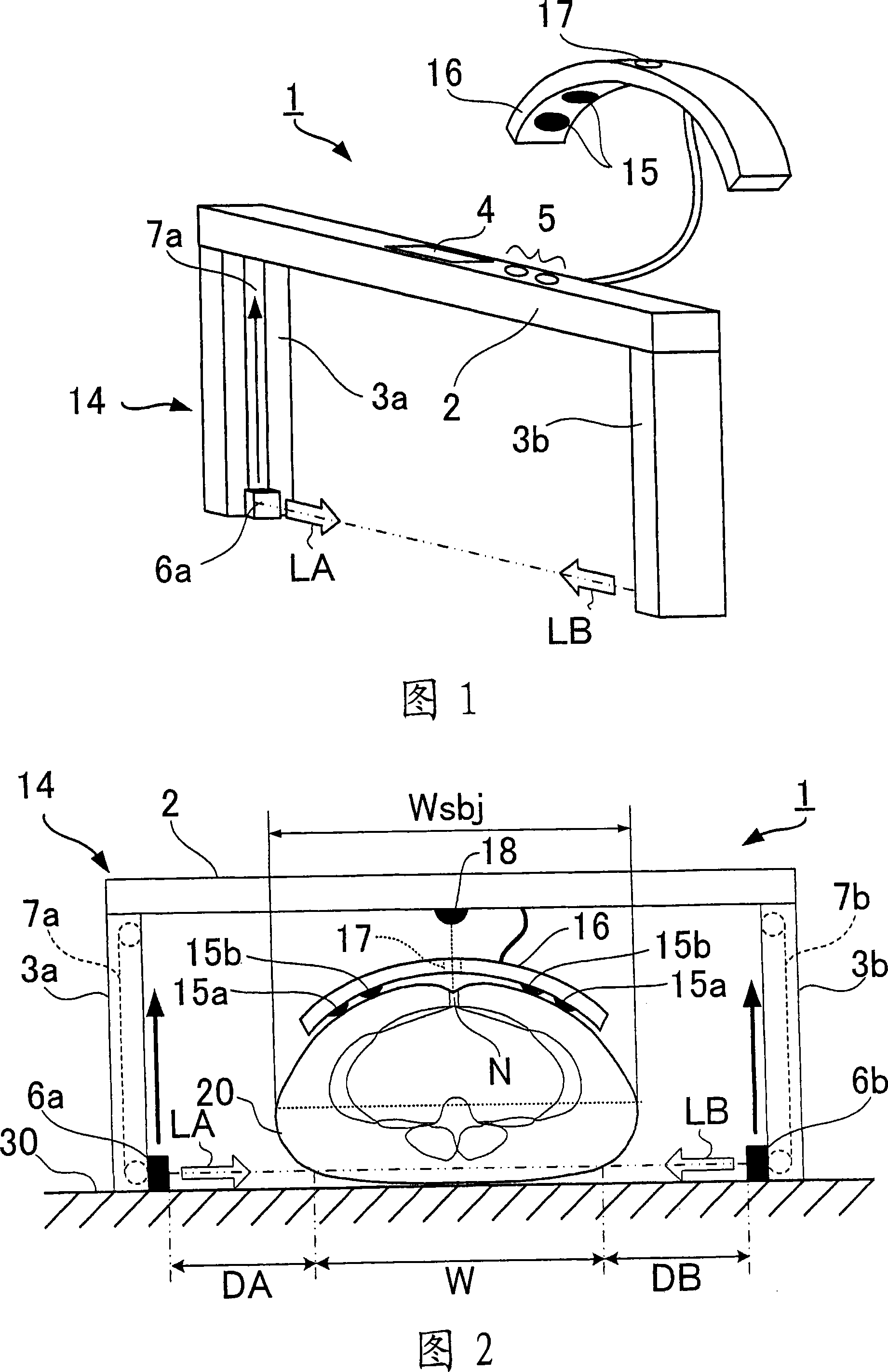 Waist circumference calculation apparatus and body composition determination apparatus