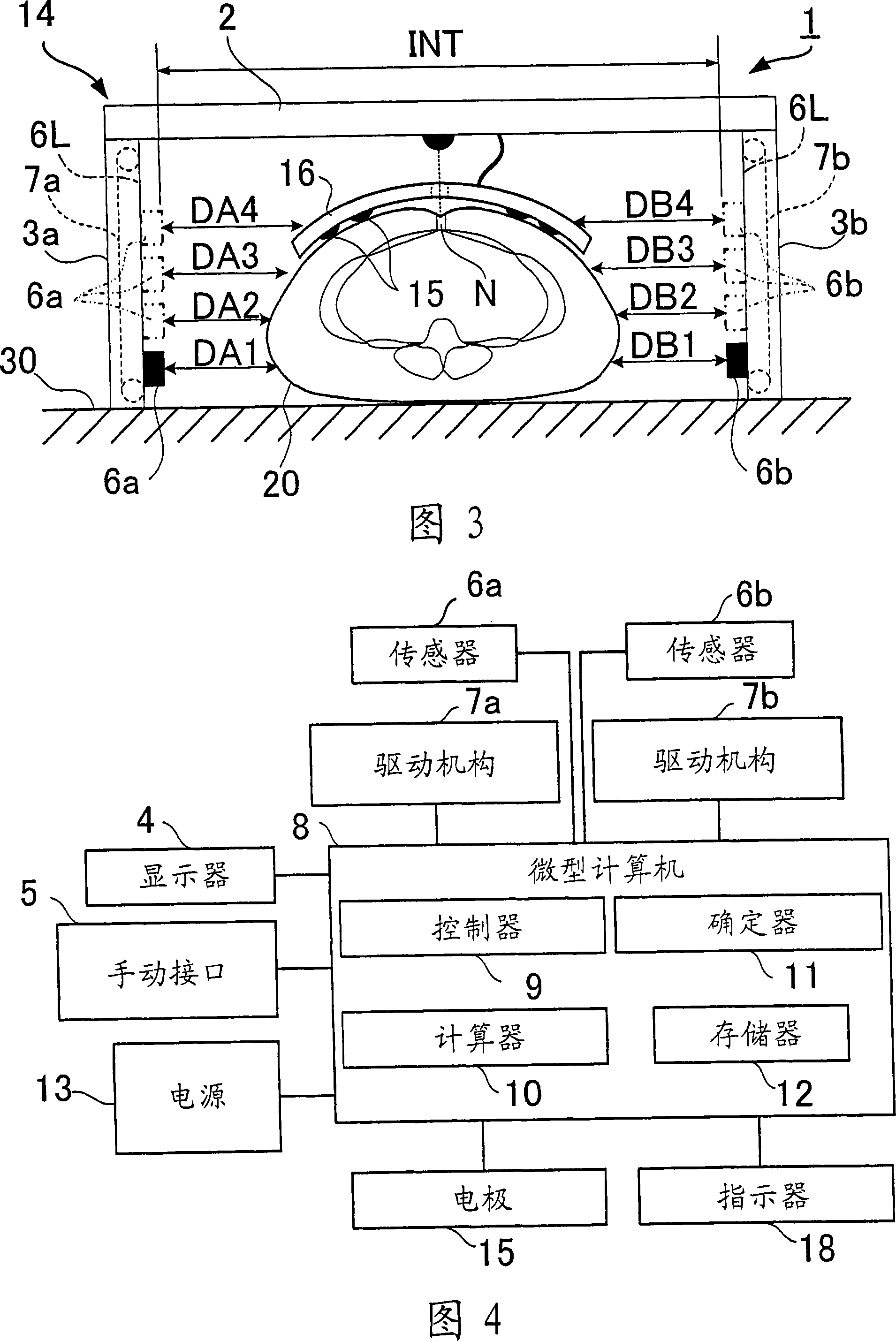 Waist circumference calculation apparatus and body composition determination apparatus