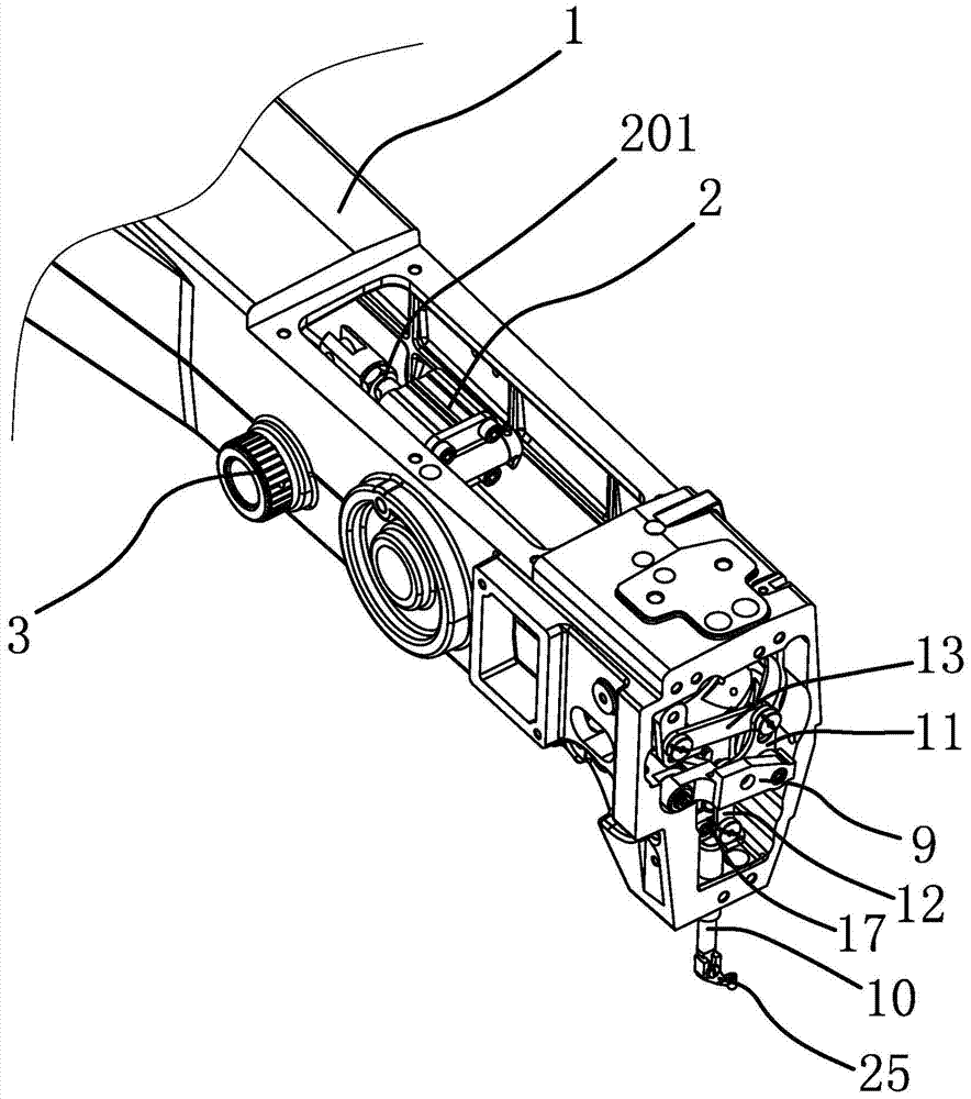 Presser foot height adjusting mechanism for sewing machine