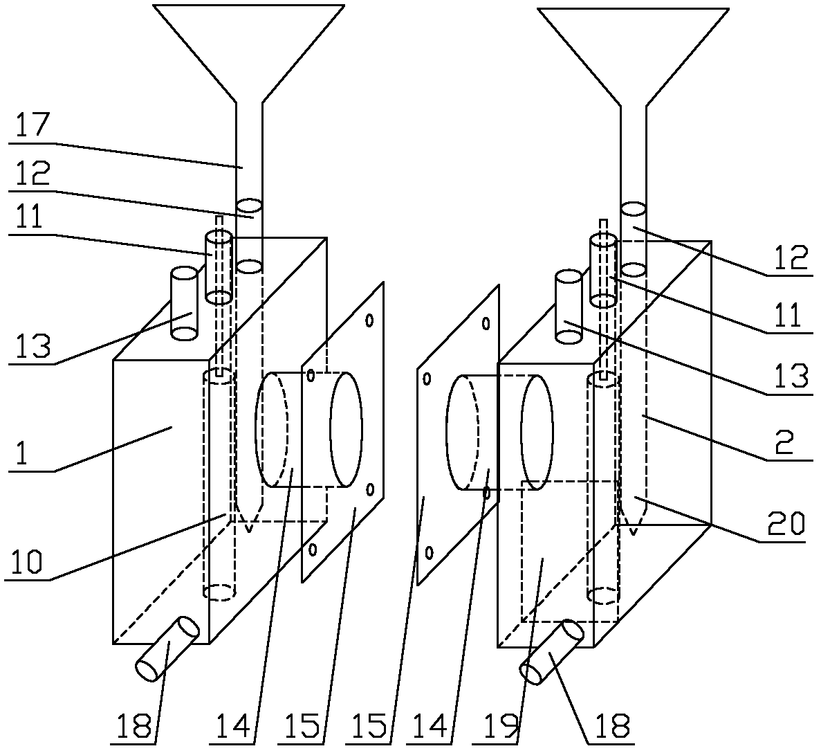 Electrochemical demonstrator employing ion exchange membrane method