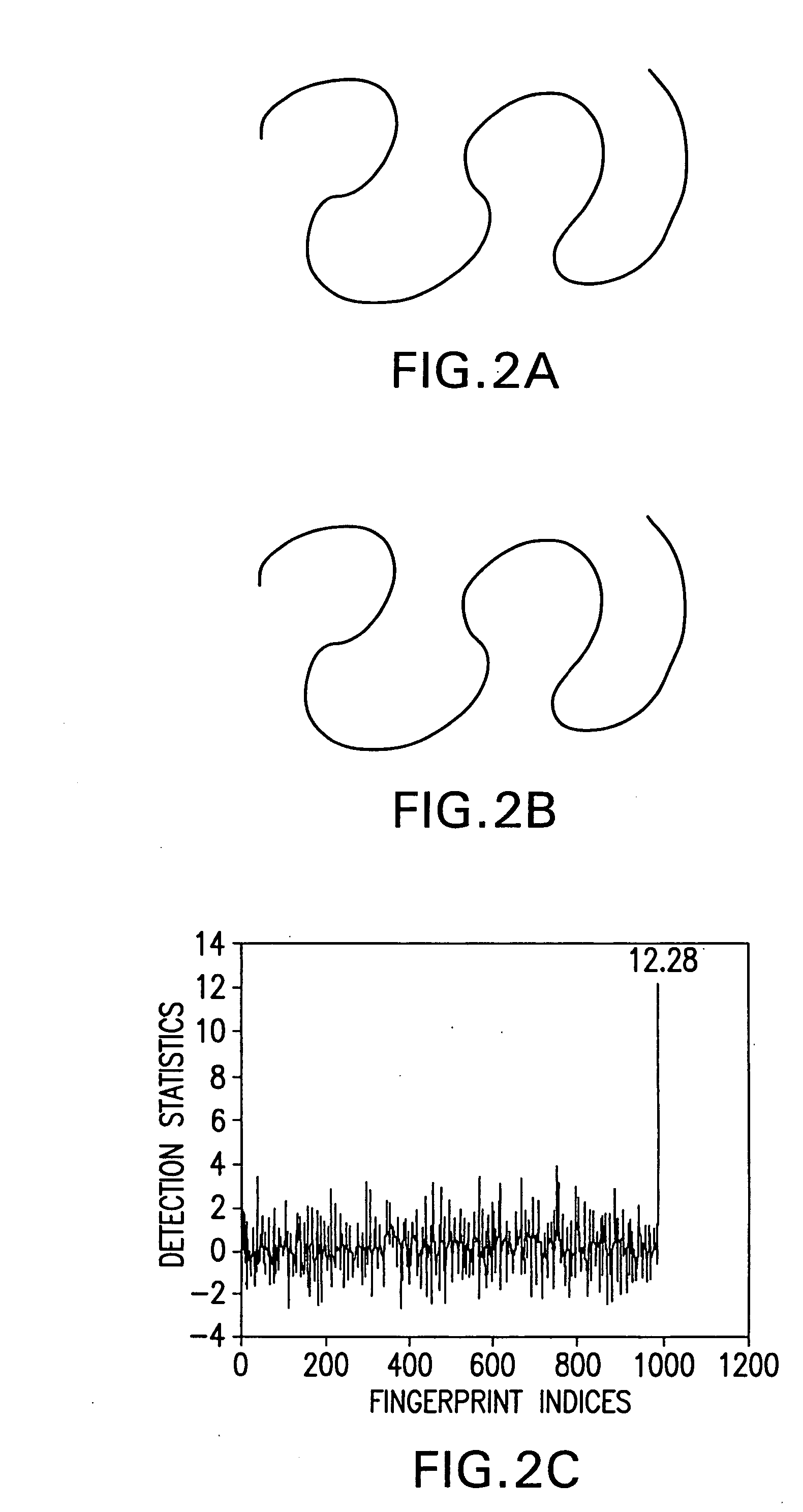 Method for concealing data in curves of an image